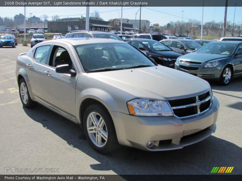 Light Sandstone Metallic / Dark Khaki/Light Graystone 2008 Dodge Avenger SXT