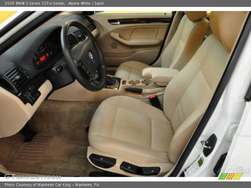 Alpine White / Sand 2005 BMW 3 Series 325xi Sedan