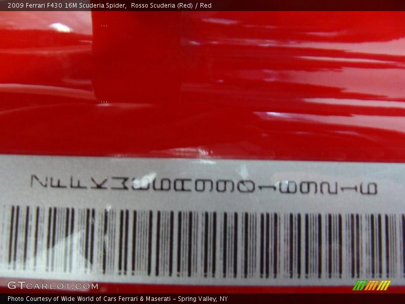 Rosso Scuderia (Red) / Red 2009 Ferrari F430 16M Scuderia Spider