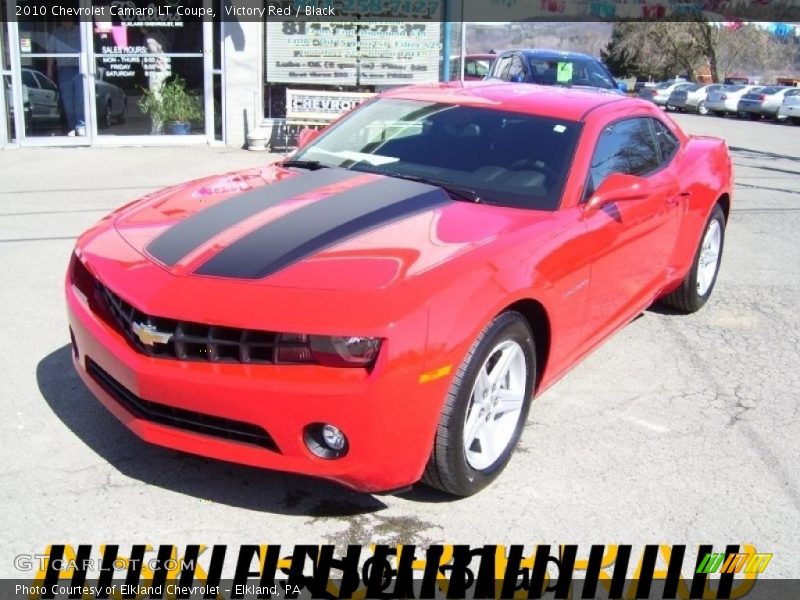 Victory Red / Black 2010 Chevrolet Camaro LT Coupe