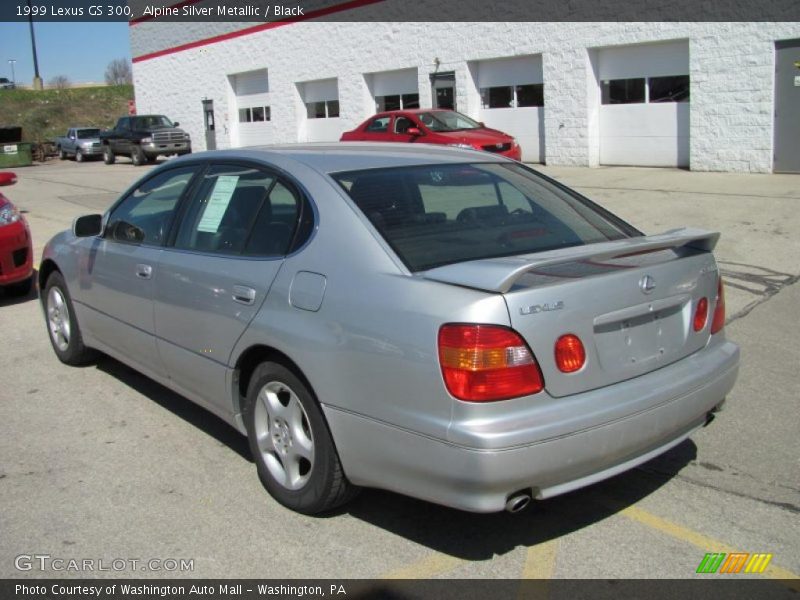 Alpine Silver Metallic / Black 1999 Lexus GS 300