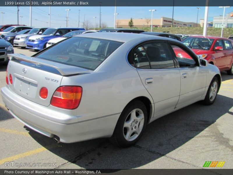 Alpine Silver Metallic / Black 1999 Lexus GS 300