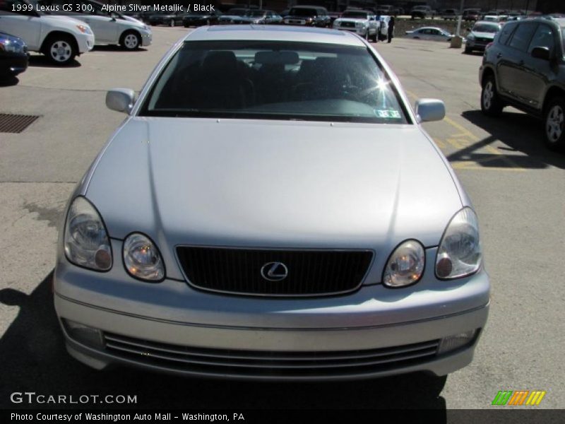 Alpine Silver Metallic / Black 1999 Lexus GS 300