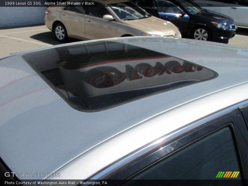 Alpine Silver Metallic / Black 1999 Lexus GS 300