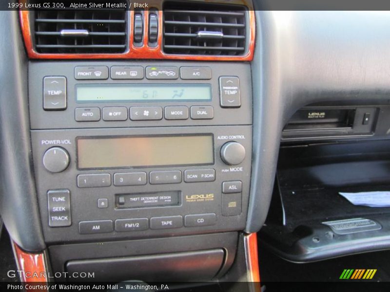 Alpine Silver Metallic / Black 1999 Lexus GS 300