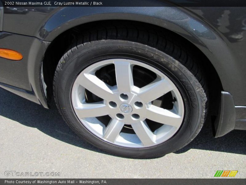 Gray Lustre Metallic / Black 2002 Nissan Maxima GLE