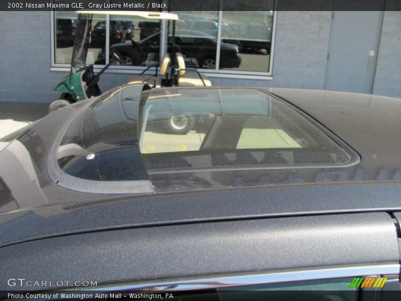 Gray Lustre Metallic / Black 2002 Nissan Maxima GLE