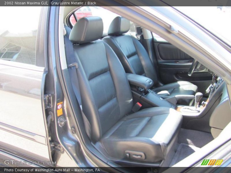 Gray Lustre Metallic / Black 2002 Nissan Maxima GLE