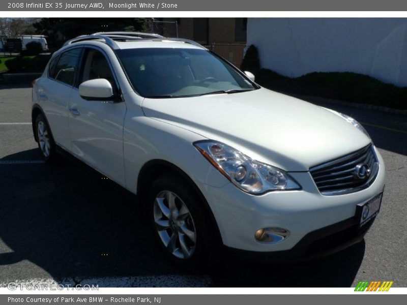 Moonlight White / Stone 2008 Infiniti EX 35 Journey AWD