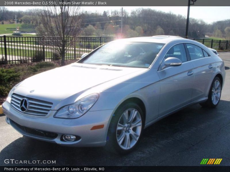 Iridium Silver Metallic / Black 2008 Mercedes-Benz CLS 550