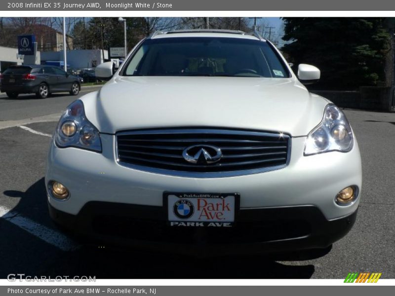 Moonlight White / Stone 2008 Infiniti EX 35 Journey AWD