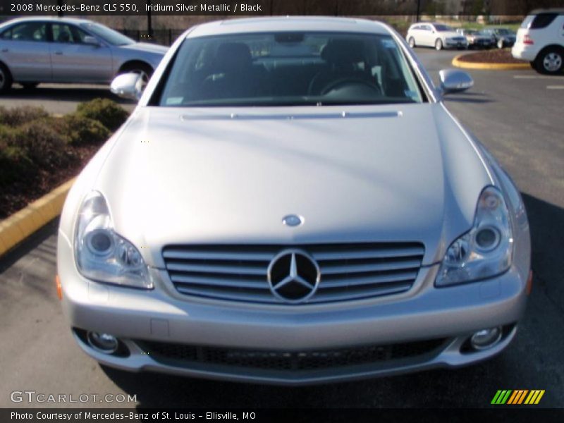 Iridium Silver Metallic / Black 2008 Mercedes-Benz CLS 550