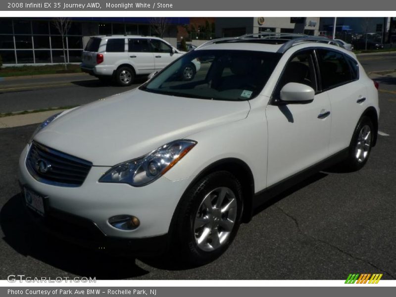 Moonlight White / Stone 2008 Infiniti EX 35 Journey AWD
