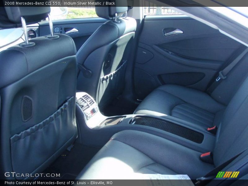 Iridium Silver Metallic / Black 2008 Mercedes-Benz CLS 550