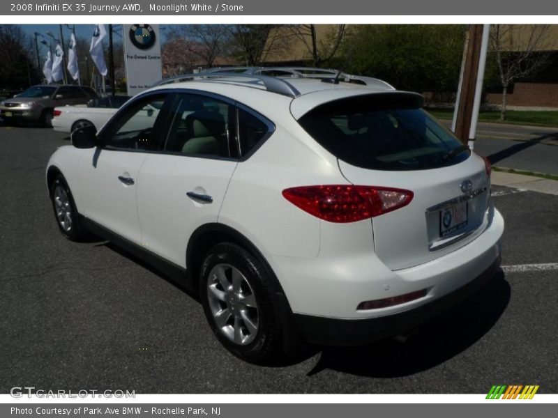 Moonlight White / Stone 2008 Infiniti EX 35 Journey AWD
