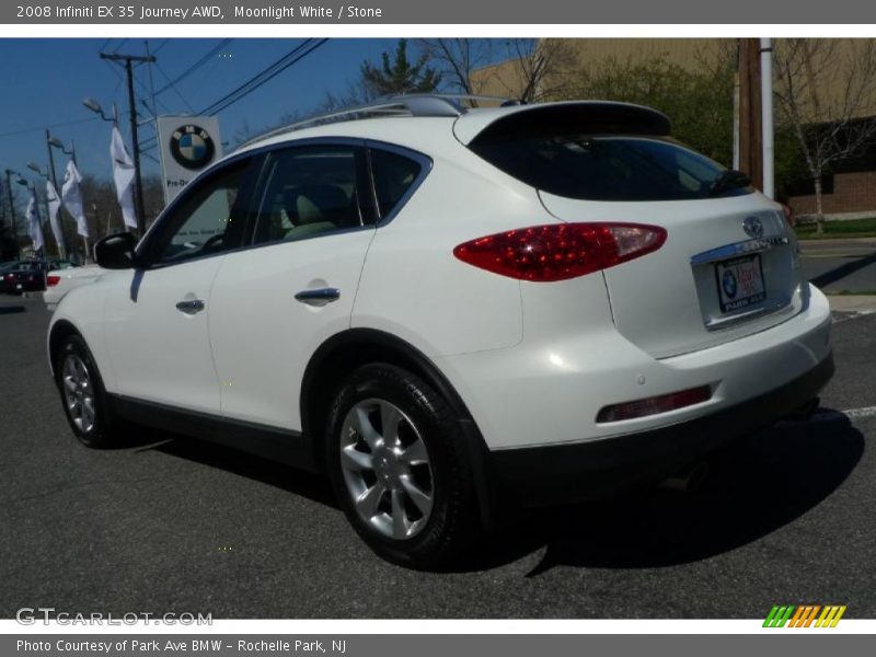 Moonlight White / Stone 2008 Infiniti EX 35 Journey AWD