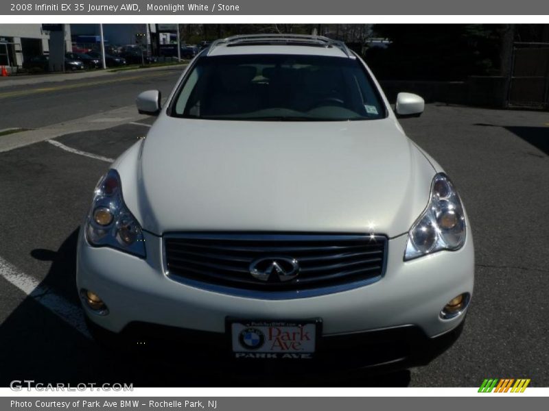 Moonlight White / Stone 2008 Infiniti EX 35 Journey AWD