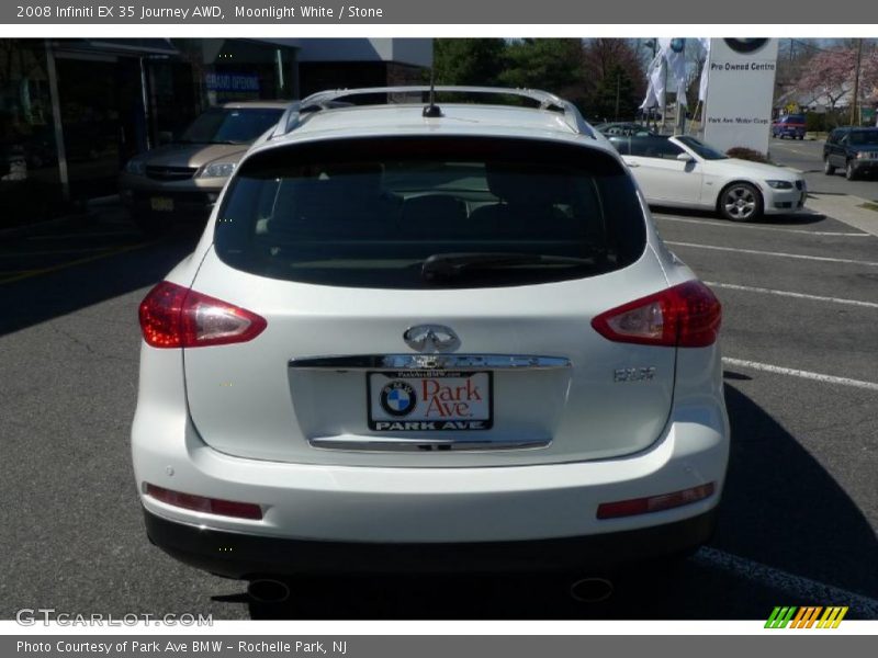 Moonlight White / Stone 2008 Infiniti EX 35 Journey AWD