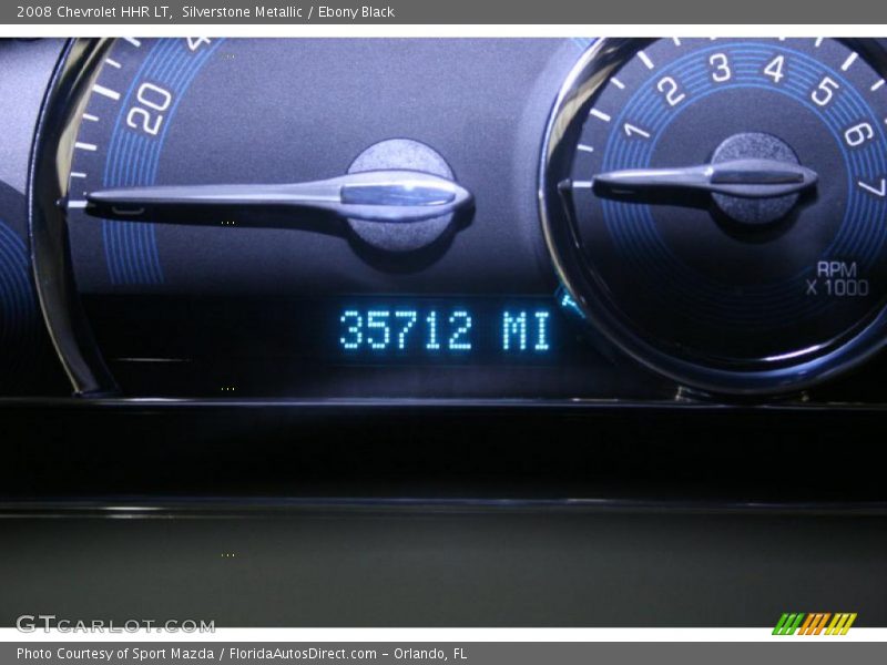 Silverstone Metallic / Ebony Black 2008 Chevrolet HHR LT