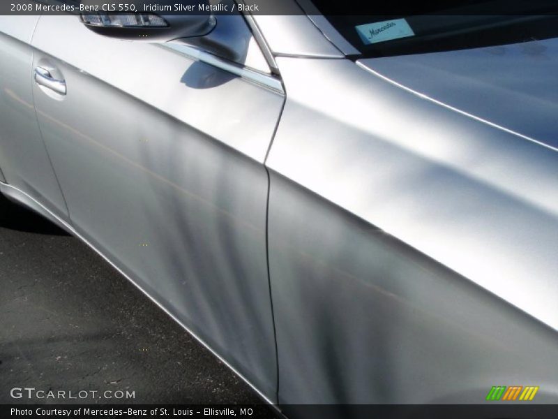 Iridium Silver Metallic / Black 2008 Mercedes-Benz CLS 550