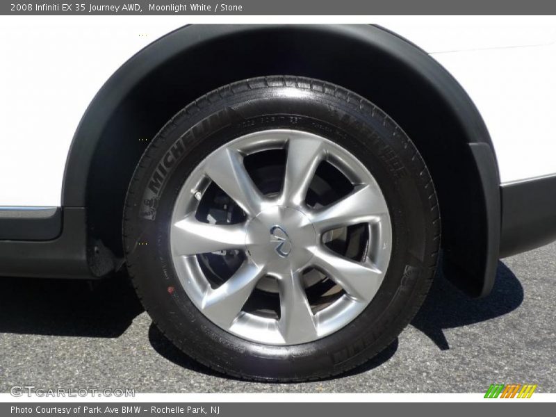 Moonlight White / Stone 2008 Infiniti EX 35 Journey AWD