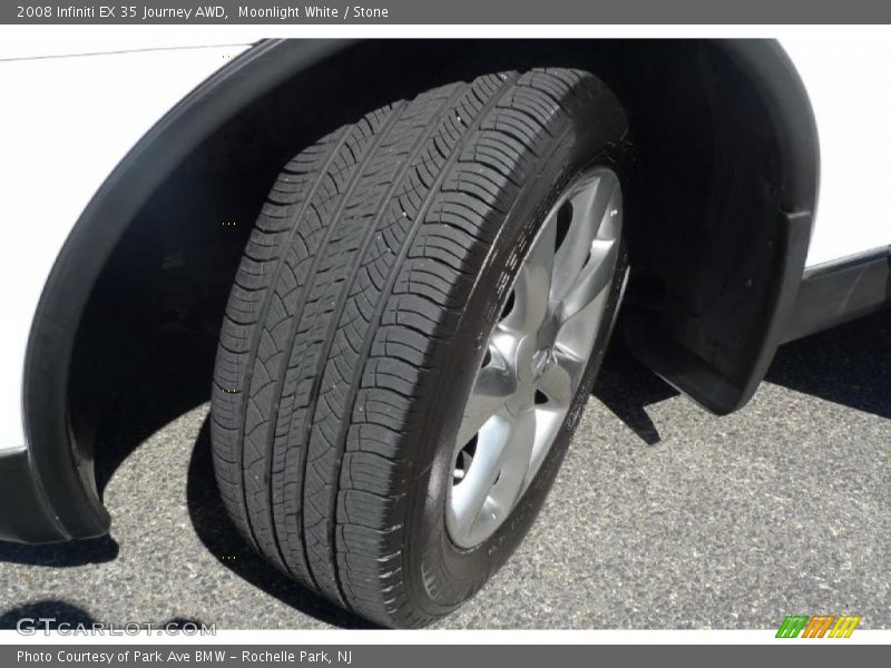 Moonlight White / Stone 2008 Infiniti EX 35 Journey AWD