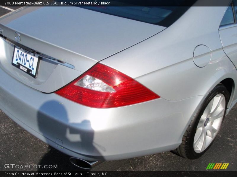 Iridium Silver Metallic / Black 2008 Mercedes-Benz CLS 550