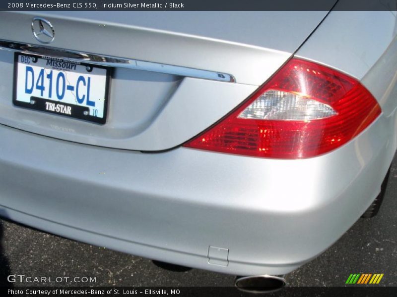 Iridium Silver Metallic / Black 2008 Mercedes-Benz CLS 550
