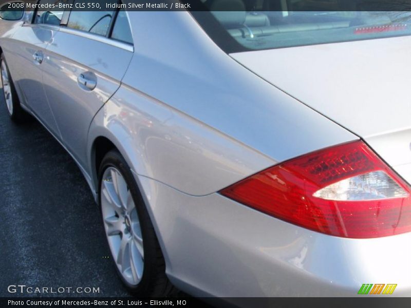 Iridium Silver Metallic / Black 2008 Mercedes-Benz CLS 550