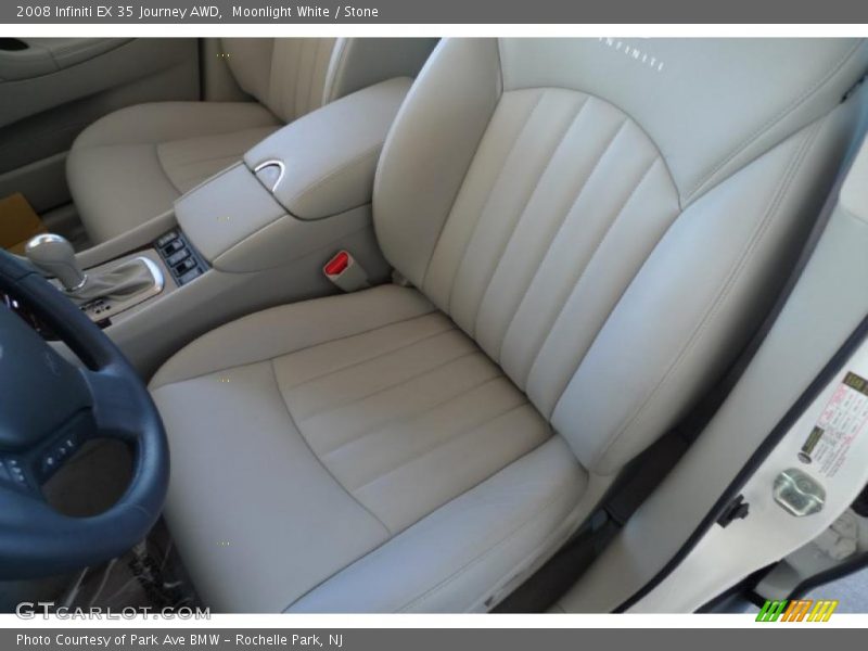 Moonlight White / Stone 2008 Infiniti EX 35 Journey AWD