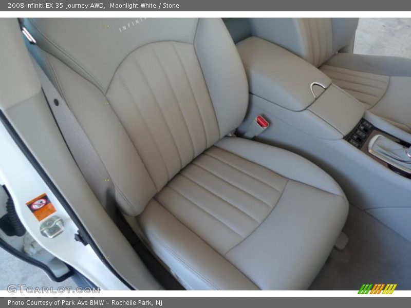 Moonlight White / Stone 2008 Infiniti EX 35 Journey AWD
