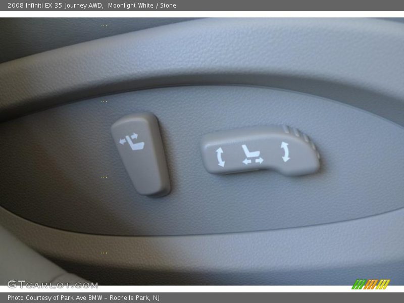 Moonlight White / Stone 2008 Infiniti EX 35 Journey AWD