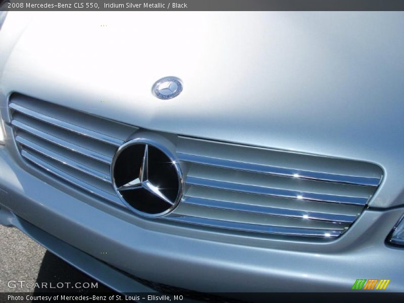 Iridium Silver Metallic / Black 2008 Mercedes-Benz CLS 550