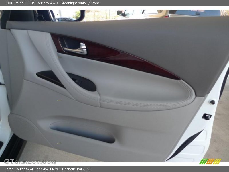 Moonlight White / Stone 2008 Infiniti EX 35 Journey AWD