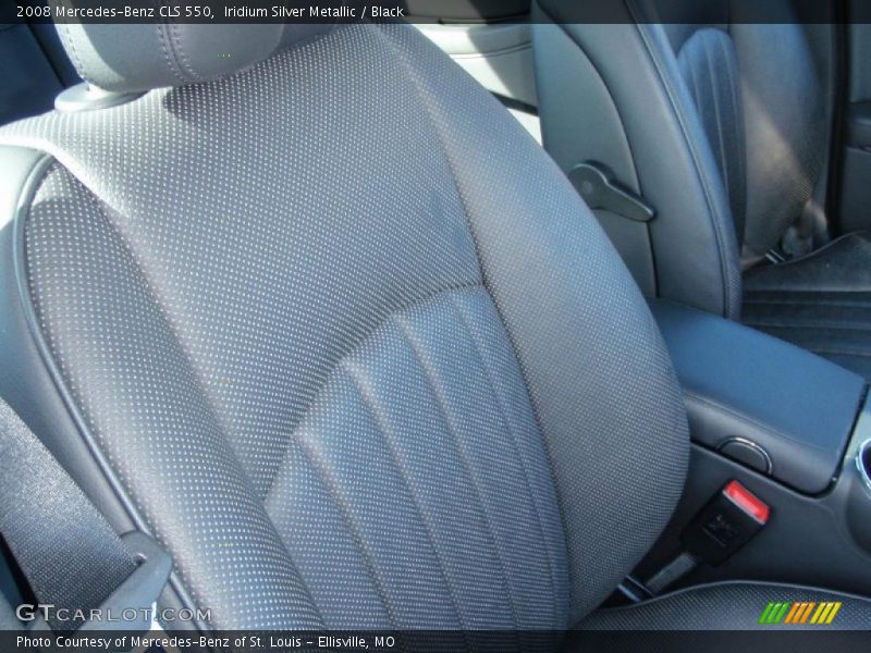 Iridium Silver Metallic / Black 2008 Mercedes-Benz CLS 550