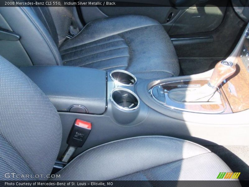 Iridium Silver Metallic / Black 2008 Mercedes-Benz CLS 550