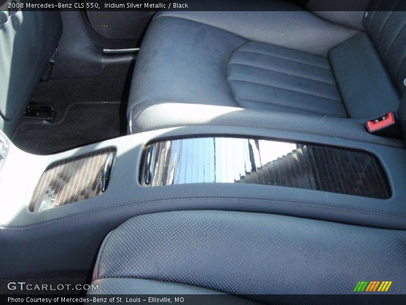 Iridium Silver Metallic / Black 2008 Mercedes-Benz CLS 550