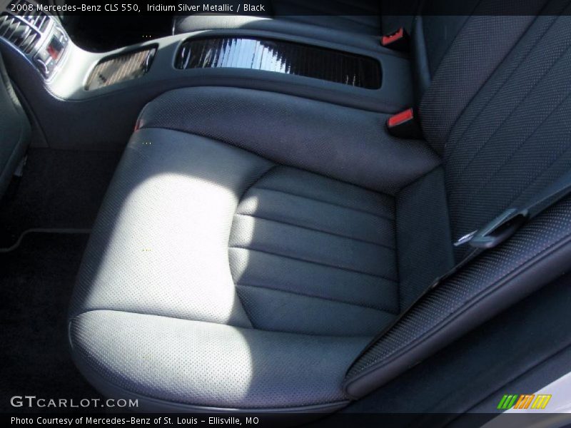 Iridium Silver Metallic / Black 2008 Mercedes-Benz CLS 550