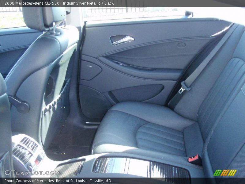 Iridium Silver Metallic / Black 2008 Mercedes-Benz CLS 550
