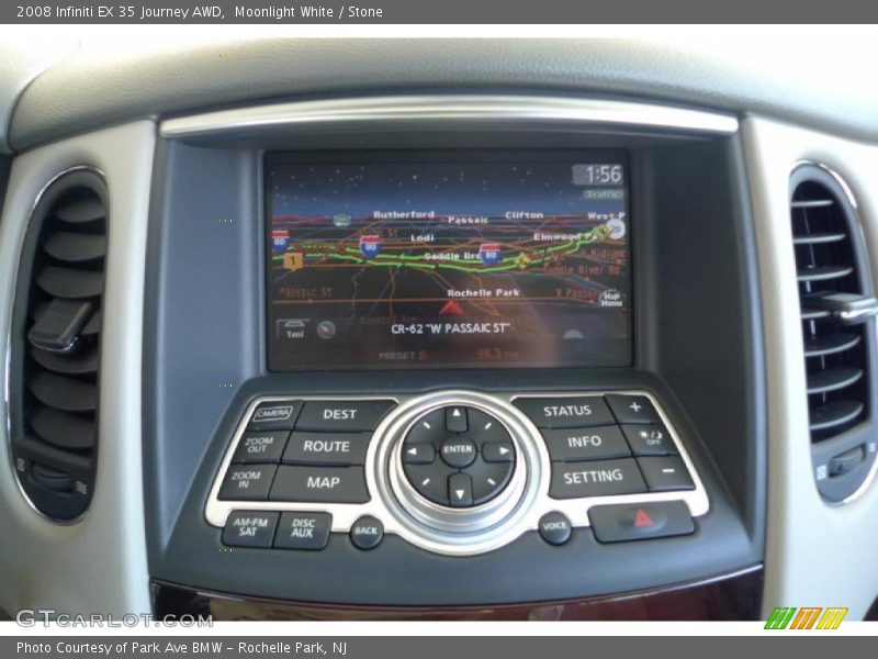 Moonlight White / Stone 2008 Infiniti EX 35 Journey AWD