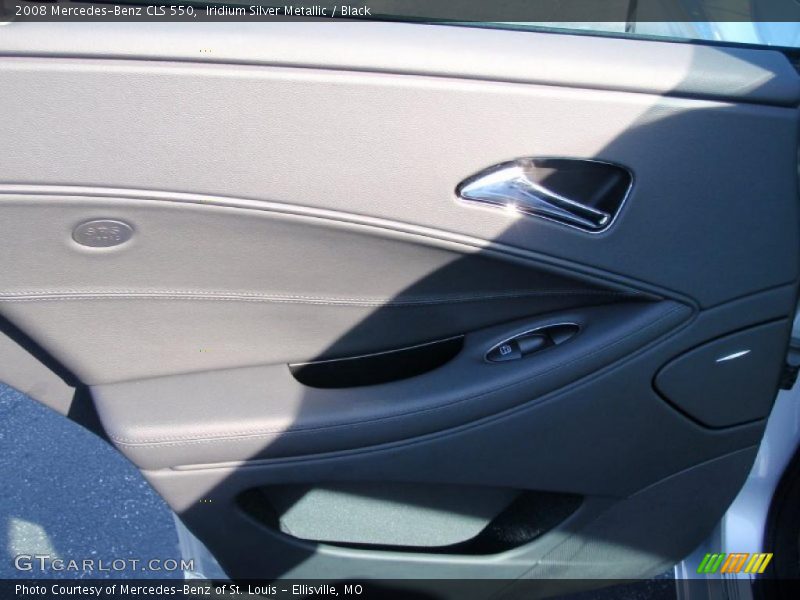 Iridium Silver Metallic / Black 2008 Mercedes-Benz CLS 550