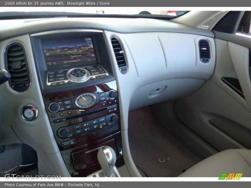 Moonlight White / Stone 2008 Infiniti EX 35 Journey AWD