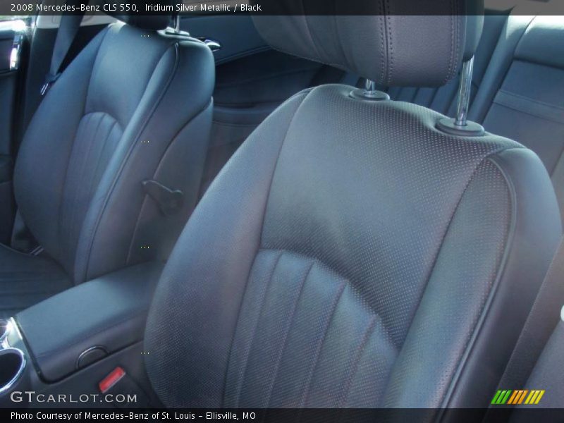 Iridium Silver Metallic / Black 2008 Mercedes-Benz CLS 550