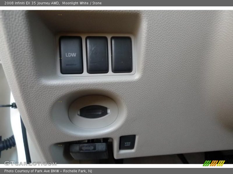 Moonlight White / Stone 2008 Infiniti EX 35 Journey AWD