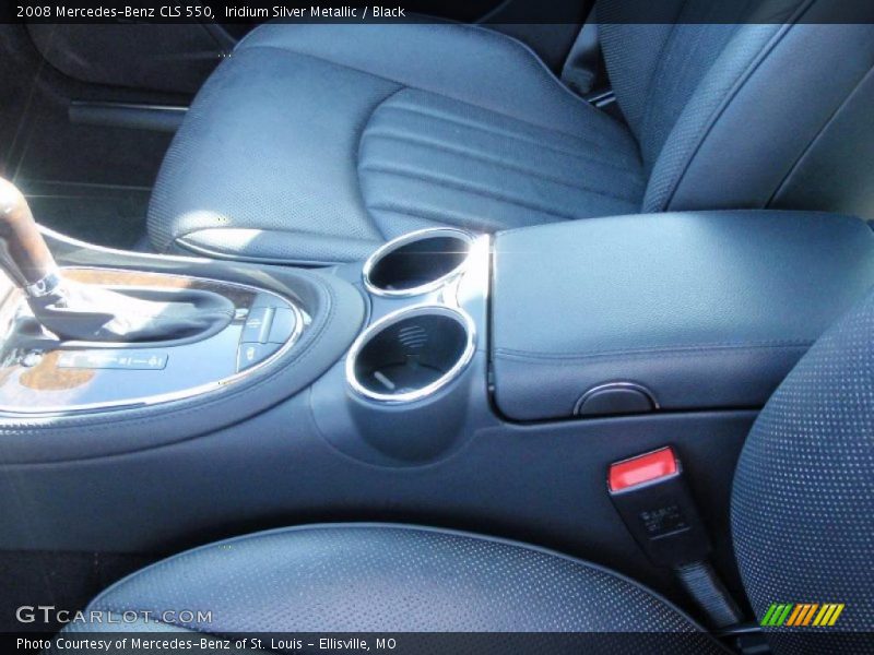 Iridium Silver Metallic / Black 2008 Mercedes-Benz CLS 550