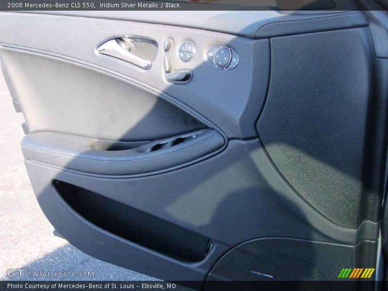 Iridium Silver Metallic / Black 2008 Mercedes-Benz CLS 550