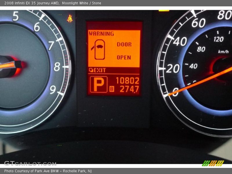 Moonlight White / Stone 2008 Infiniti EX 35 Journey AWD