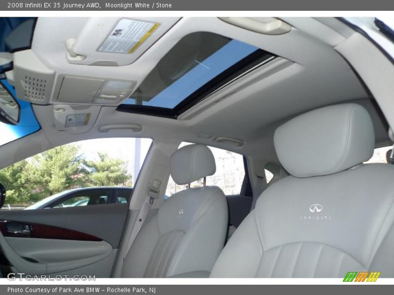 Moonlight White / Stone 2008 Infiniti EX 35 Journey AWD
