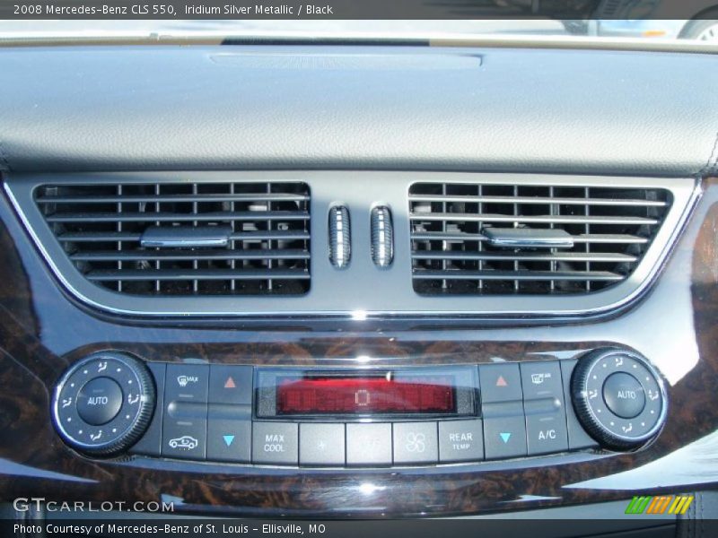 Iridium Silver Metallic / Black 2008 Mercedes-Benz CLS 550