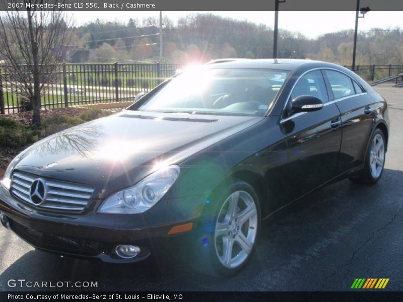Black / Cashmere 2007 Mercedes-Benz CLS 550